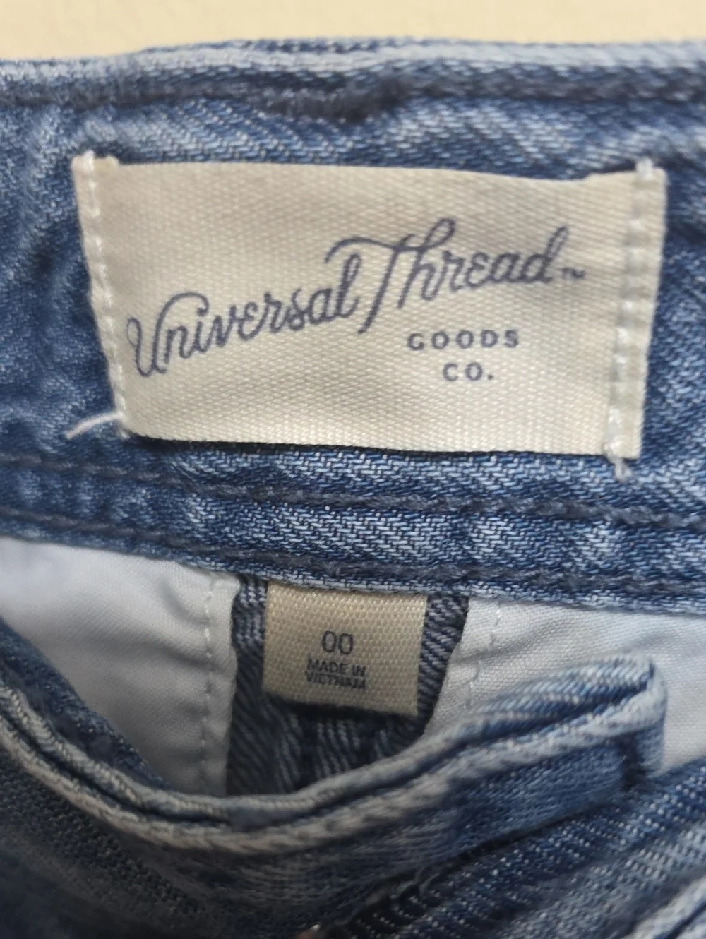 Universal Thread Blue Denim Cargo Shorts with Flap Pockets